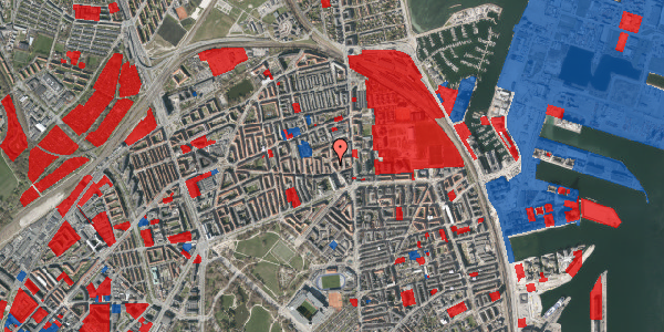 Jordforureningskort på Reersøgade 14, 1. th, 2100 København Ø