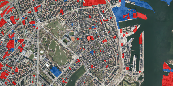 Jordforureningskort på Ribegade 3, 1. th, 2100 København Ø