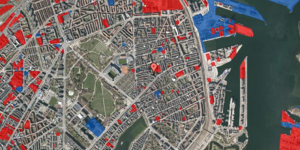 Jordforureningskort på Ribegade 6, kl. 1, 2100 København Ø