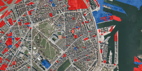 Jordforureningskort på Ribegade 14, 1. th, 2100 København Ø