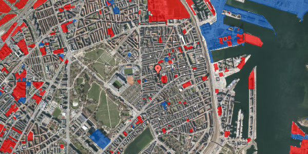 Jordforureningskort på Ribegade 14, 4. th, 2100 København Ø