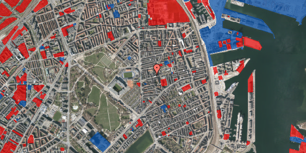 Jordforureningskort på Ribegade 16, st. , 2100 København Ø