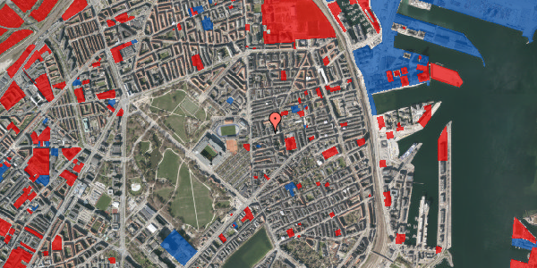 Jordforureningskort på Ribegade 17, 1. th, 2100 København Ø