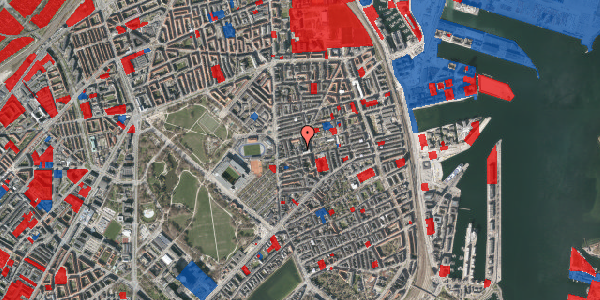 Jordforureningskort på Ribegade 18, st. th, 2100 København Ø