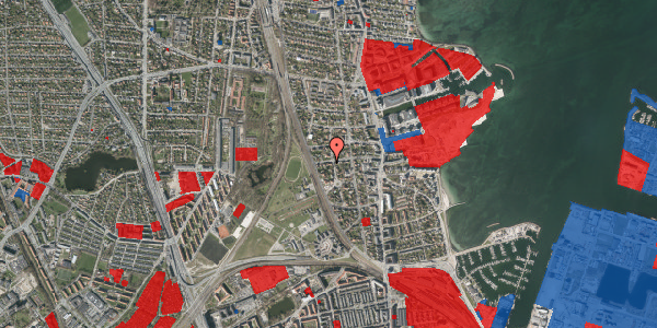 Jordforureningskort på Rosbæksvej 17, 2100 København Ø