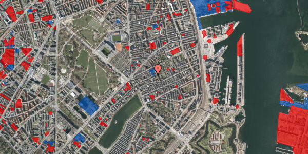 Jordforureningskort på Rosenvængets Allé 22, 2. th, 2100 København Ø