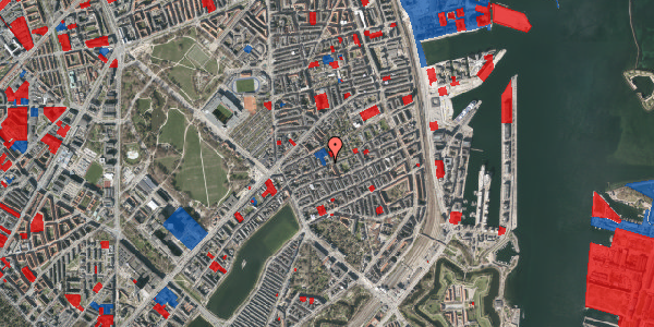 Jordforureningskort på Rosenvængets Allé 29, 2100 København Ø