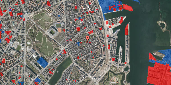 Jordforureningskort på Rosenvængets Allé 39, 2100 København Ø