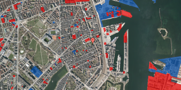 Jordforureningskort på Rosenvængets Hovedvej 48, kl. 9, 2100 København Ø