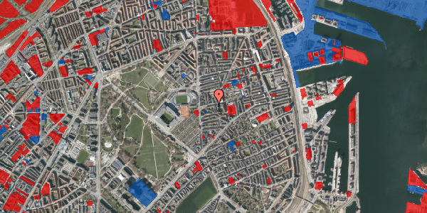 Jordforureningskort på Rothesgade 8, 1. tv, 2100 København Ø