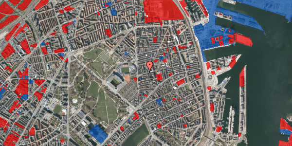 Jordforureningskort på Rothesgade 9, st. tv, 2100 København Ø