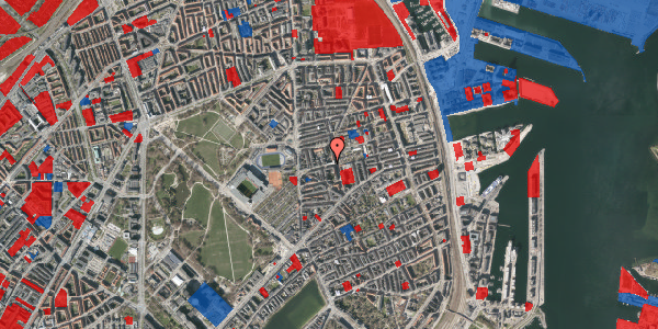 Jordforureningskort på Rothesgade 17, 3. th, 2100 København Ø