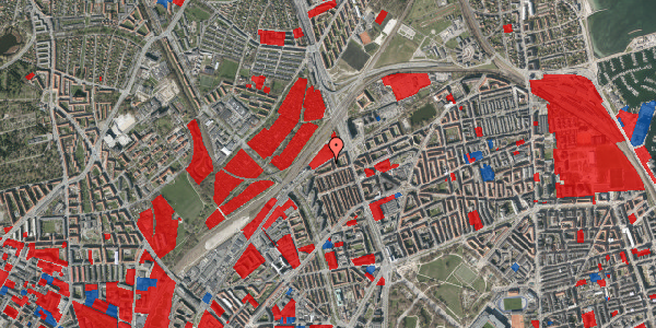 Jordforureningskort på Rovsingsgade 13, 1. tv, 2100 København Ø