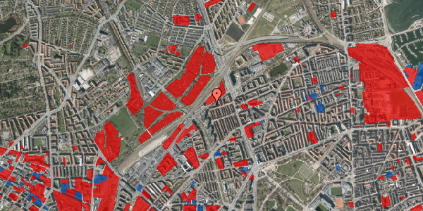 Jordforureningskort på Rovsingsgade 23, st. th, 2100 København Ø