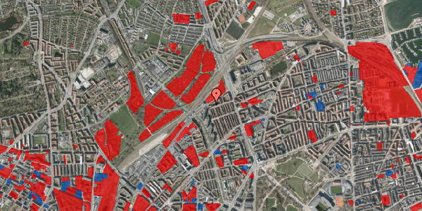 Jordforureningskort på Rovsingsgade 25, 3. th, 2100 København Ø