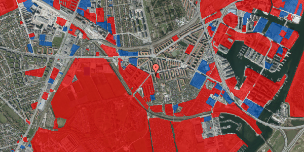 Jordforureningskort på Rubinsteinsvej 25, 3. th, 2450 København SV