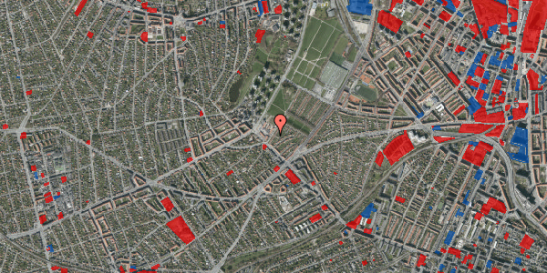 Jordforureningskort på Rødkildevej 14, 2400 København NV