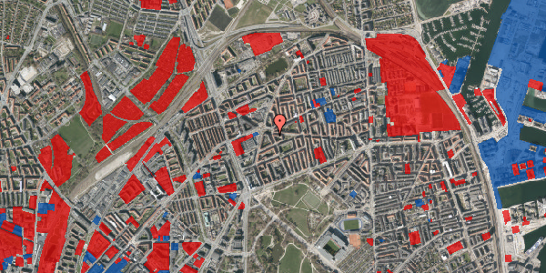 Jordforureningskort på Sankt Kjelds Gade 32, st. tv, 2100 København Ø