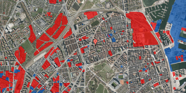 Jordforureningskort på Sankt Kjelds Gade 33, 1. th, 2100 København Ø