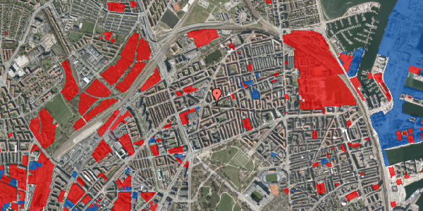 Jordforureningskort på Sankt Kjelds Plads 2, 1. th, 2100 København Ø