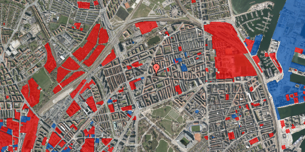 Jordforureningskort på Sankt Kjelds Plads 2, 4. th, 2100 København Ø