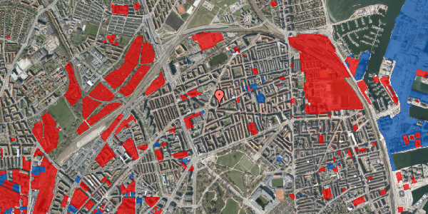 Jordforureningskort på Sankt Kjelds Plads 4, 3. th, 2100 København Ø