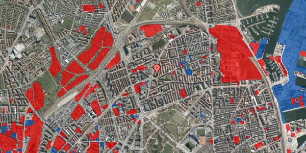 Jordforureningskort på Sankt Kjelds Plads 10, 1. th, 2100 København Ø