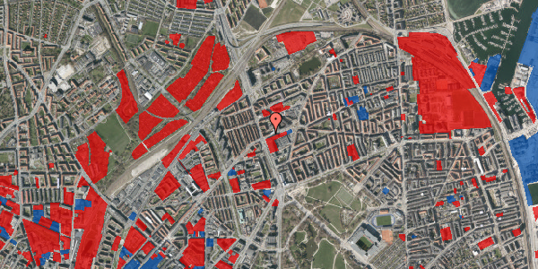 Jordforureningskort på Sejrøgade 5, 3. tv, 2100 København Ø