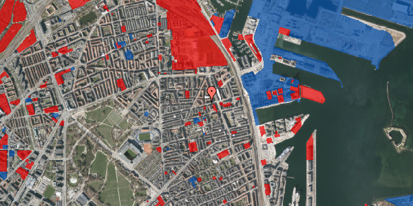 Jordforureningskort på Silkeborggade 26, 1. th, 2100 København Ø