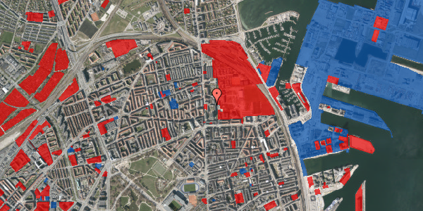 Jordforureningskort på Sionsgade 14, 1. tv, 2100 København Ø