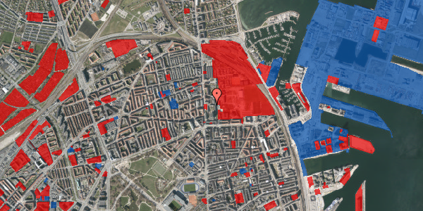 Jordforureningskort på Sionsgade 14, 4. tv, 2100 København Ø