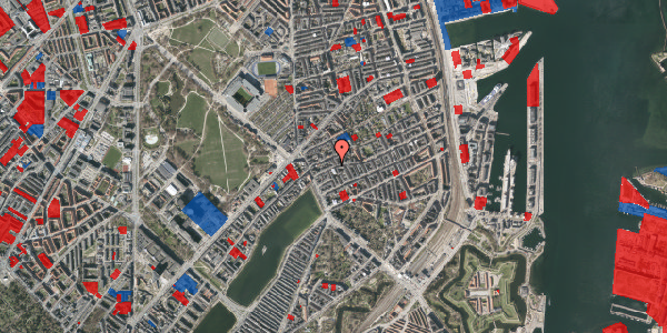 Jordforureningskort på Slagelsegade 11, st. 3, 2100 København Ø