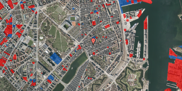 Jordforureningskort på Slagelsegade 11, 1. th, 2100 København Ø