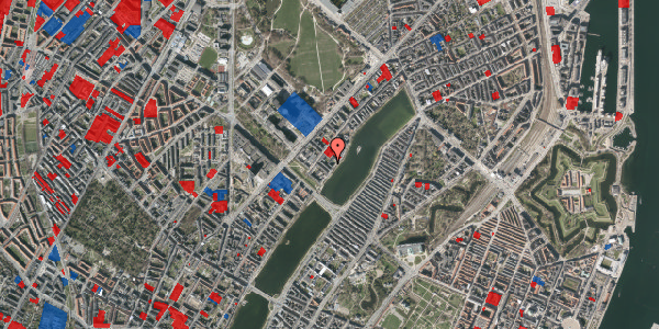 Jordforureningskort på Sortedam Dossering 59C, 1. th, 2100 København Ø