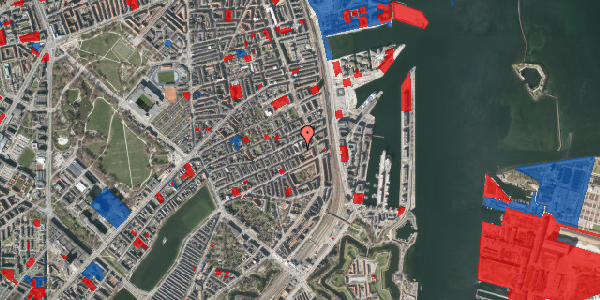 Jordforureningskort på Steen Billes Gade 1, 1. th, 2100 København Ø
