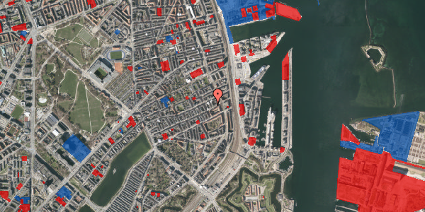 Jordforureningskort på Steen Billes Gade 2, st. th, 2100 København Ø