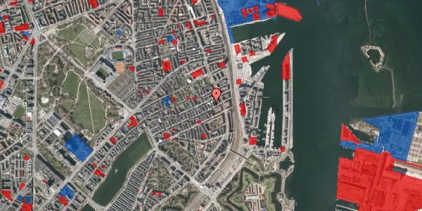 Jordforureningskort på Steen Billes Gade 3, st. th, 2100 København Ø