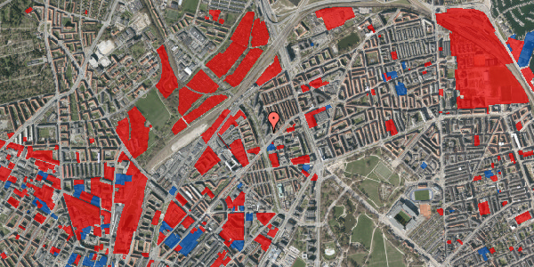 Jordforureningskort på Studsgaardsgade 9, 1. th, 2100 København Ø