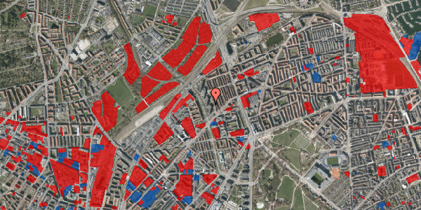 Jordforureningskort på Studsgaardsgade 13, st. 1, 2100 København Ø