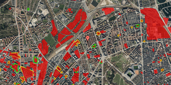 Jordforureningskort på Studsgaardsgade 15, 7. tv, 2100 København Ø