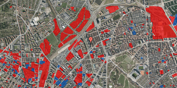 Jordforureningskort på Studsgaardsgade 21, 1. th, 2100 København Ø