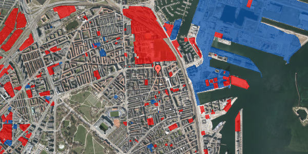 Jordforureningskort på Svendborggade 2, 3. th, 2100 København Ø