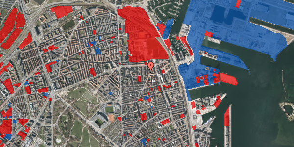 Jordforureningskort på Svendborggade 4, st. th, 2100 København Ø