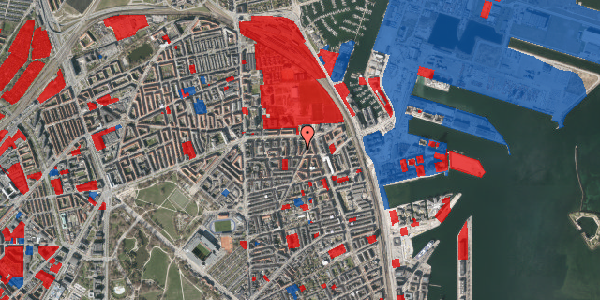 Jordforureningskort på Svendborggade 8, 1. tv, 2100 København Ø