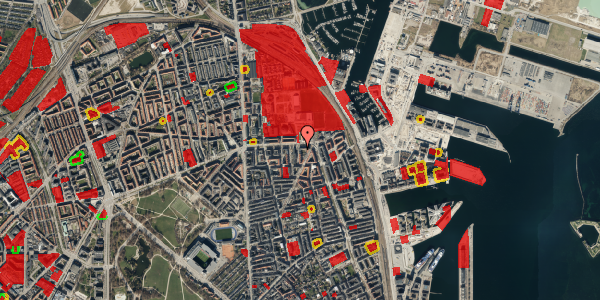 Jordforureningskort på Svendborggade 16, 2. tv, 2100 København Ø