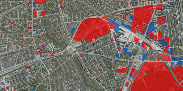 Jordforureningskort på Søndervangs Allé 42, 2500 Valby