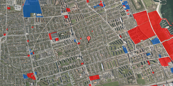 Jordforureningskort på Theisvej 8, 2300 København S