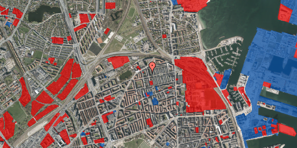 Jordforureningskort på Thomas Laubs Gade 18, 3. th, 2100 København Ø