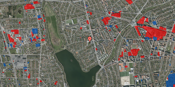 Jordforureningskort på Thorupgård Allé 16, 1. 3, 2720 Vanløse