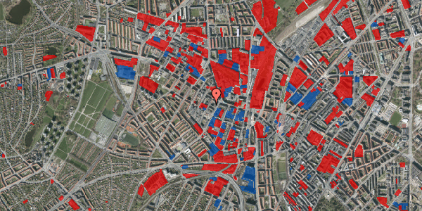 Jordforureningskort på Tranevej 7, 1. th, 2400 København NV